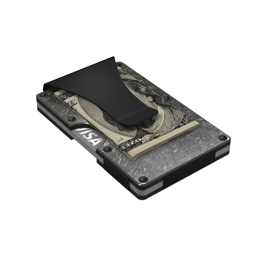 GRID Wallet Forged Carbon