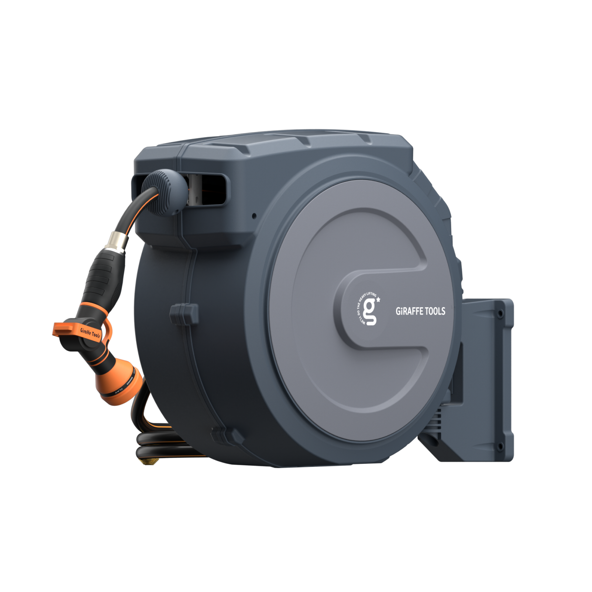 Giraffe Tools Retractable Garden Hose Reel-5/8in-90ft SpadezStore