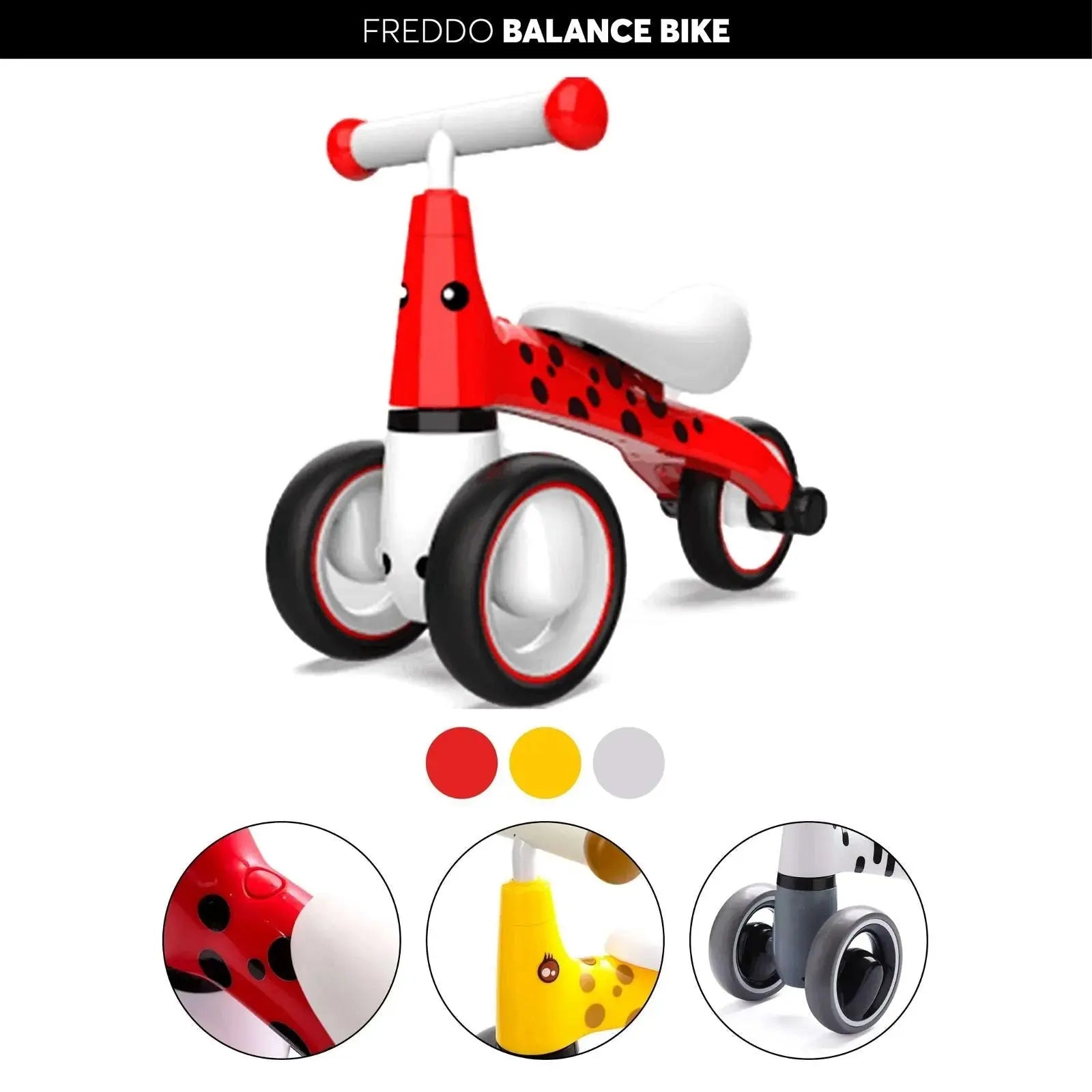 Freddo Toys 3 Wheel Balance Bike SpadezStore