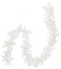 Perfect Holiday 9' x 10" Artificial Christmas Garland - White
