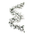 Perfect Holiday 9' Heavy Snow Flocked Alpine Garland SpadezStore
