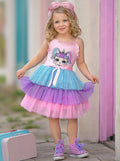 Mia Belle Girls L.O.L. SURPRISE! Unicorn Casual Tutu Dress SpadezStore
