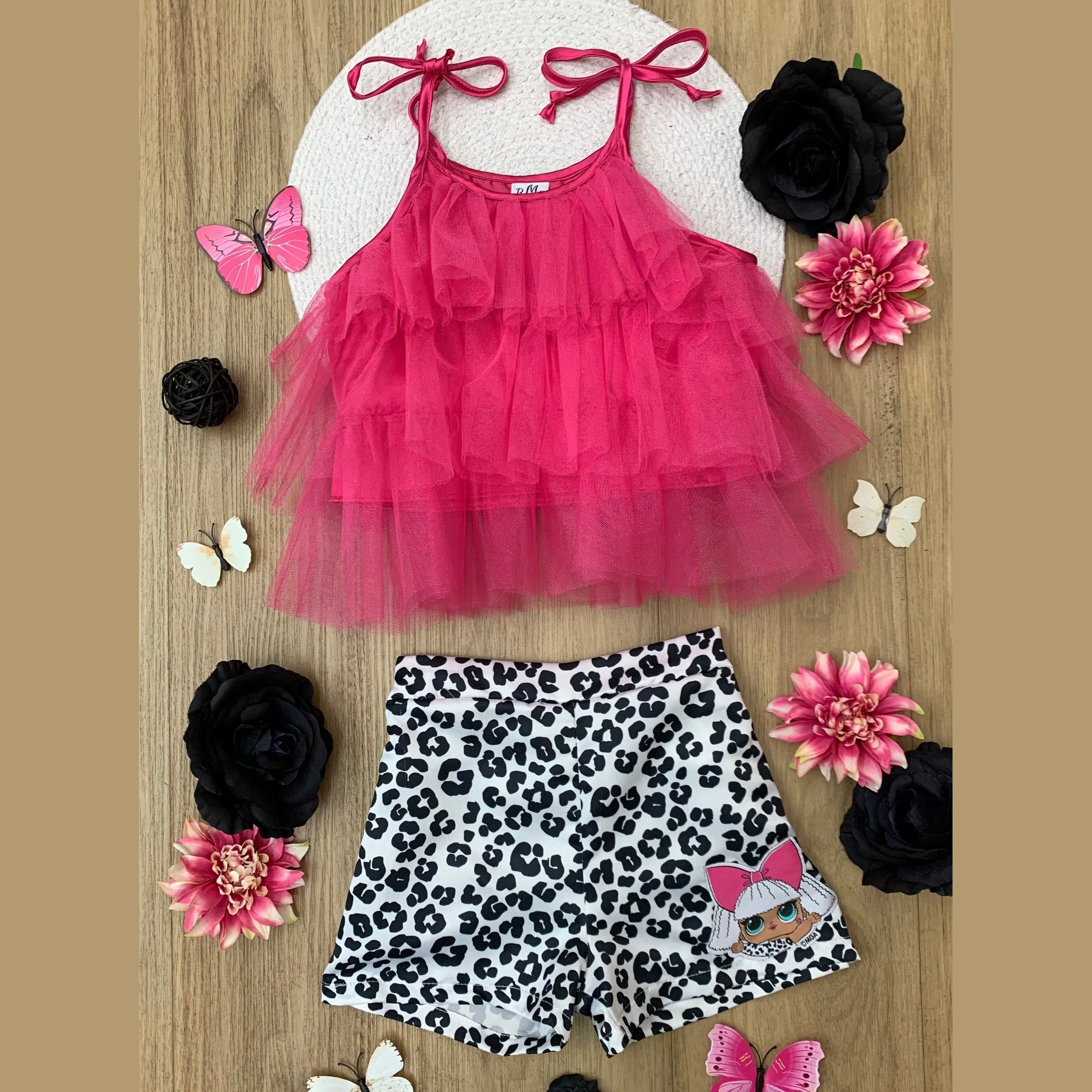 Mia Belle Girls L.O.L. SURPRISE! Diva Shorts Set SpadezStore