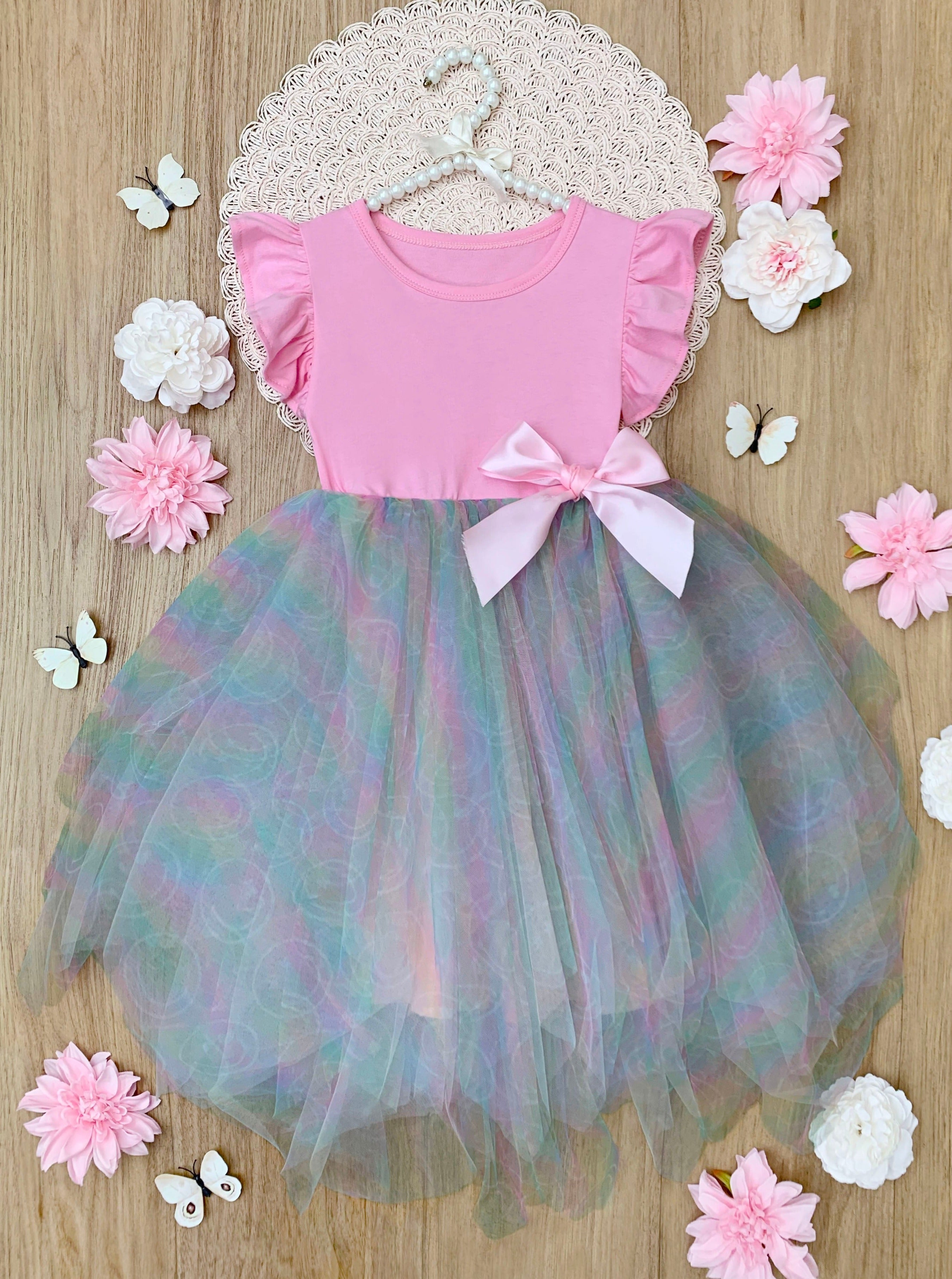 SmileyWorld Rainbow Smiley Tutu Dress SpadezStore