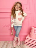 Mia Belle Girls Made To Love You Pearl Knit Sweater SpadezStore