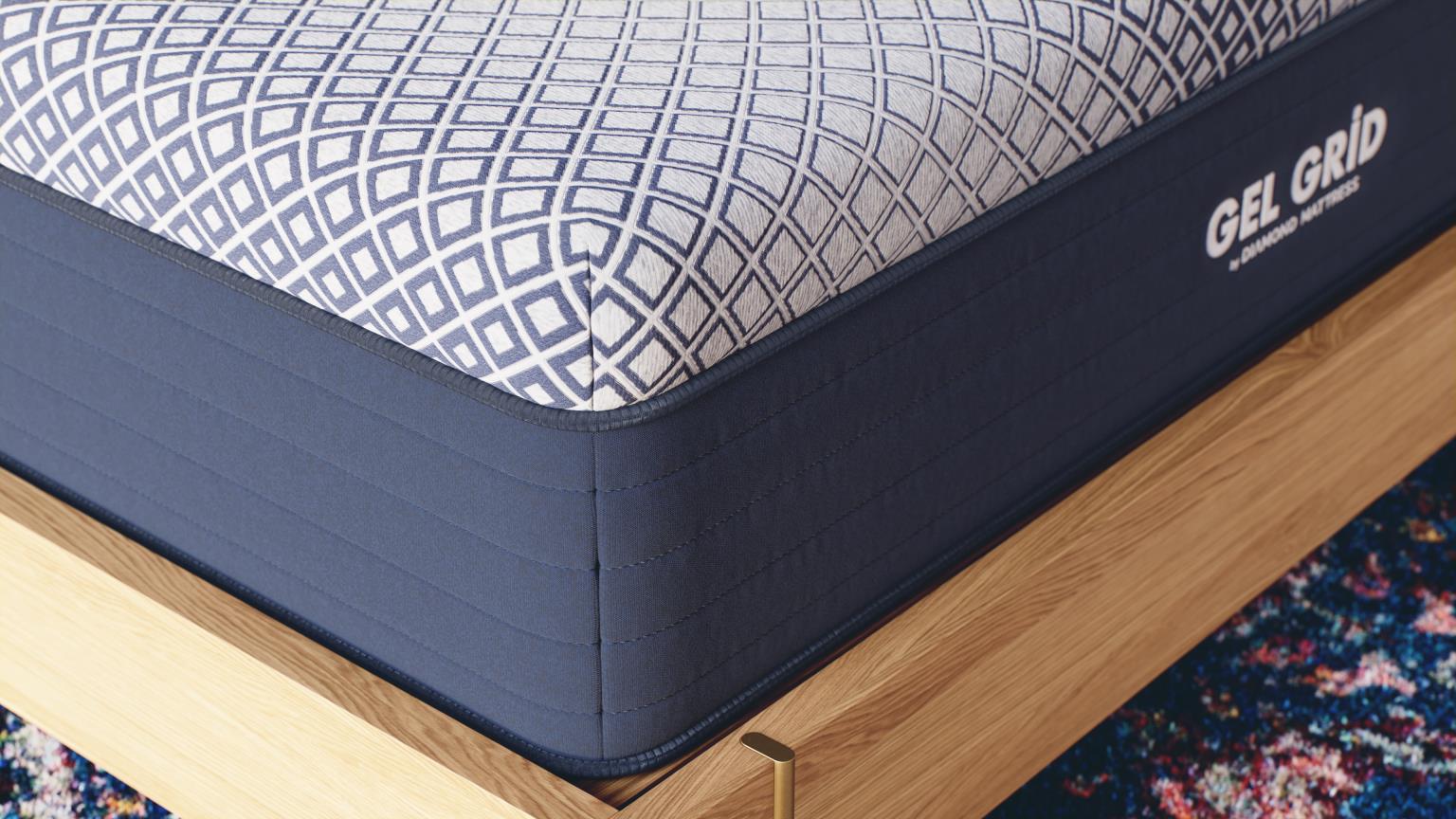 Diamond Mattress Gel Grid Hybrid Mattress - Thumbnail 4