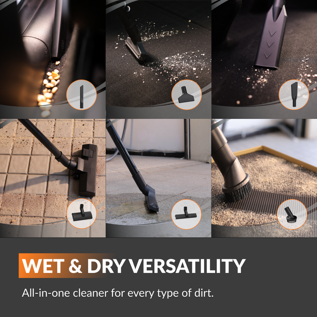 Giraffe Tools Grandstorm Retractable Vacuum Cleaner SpadezStore