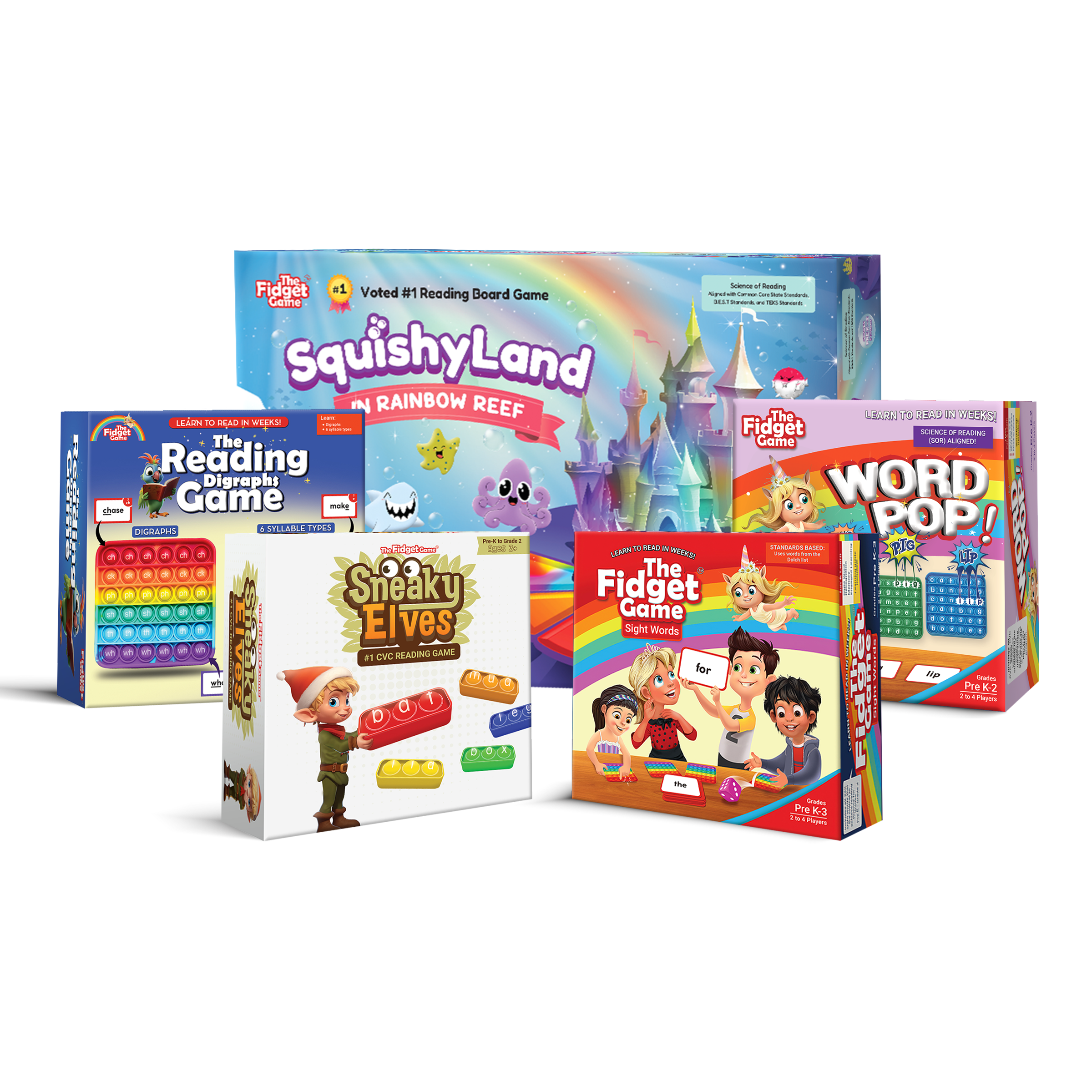 The Fidget Game: Sight Words Edition Extra SpadezStore