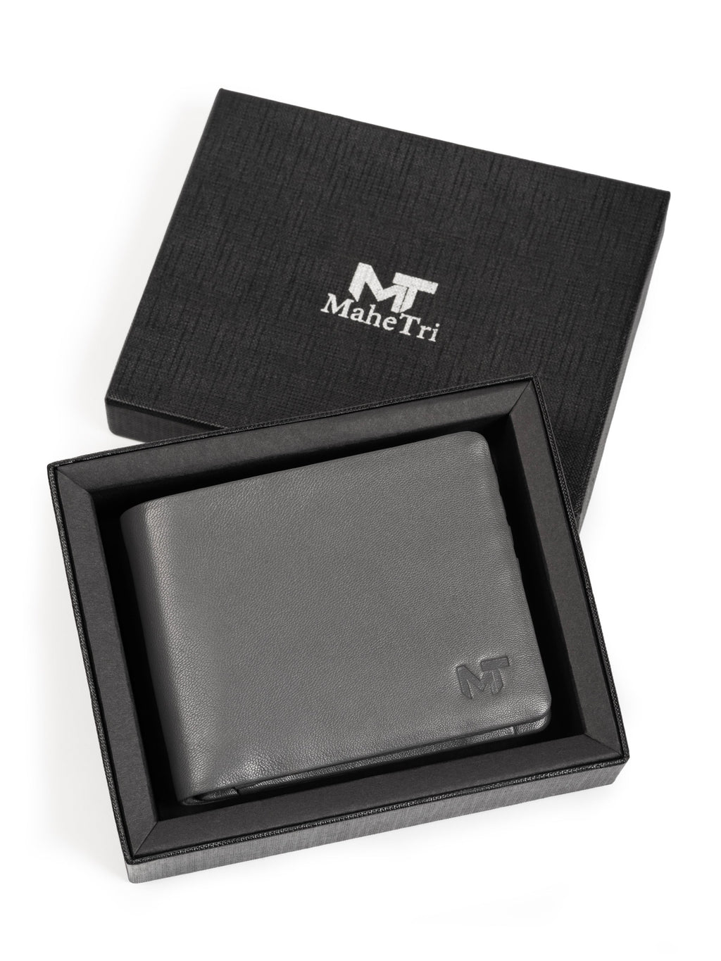 Classy Leather Bags Gray Kodiak Bifold Wallet
