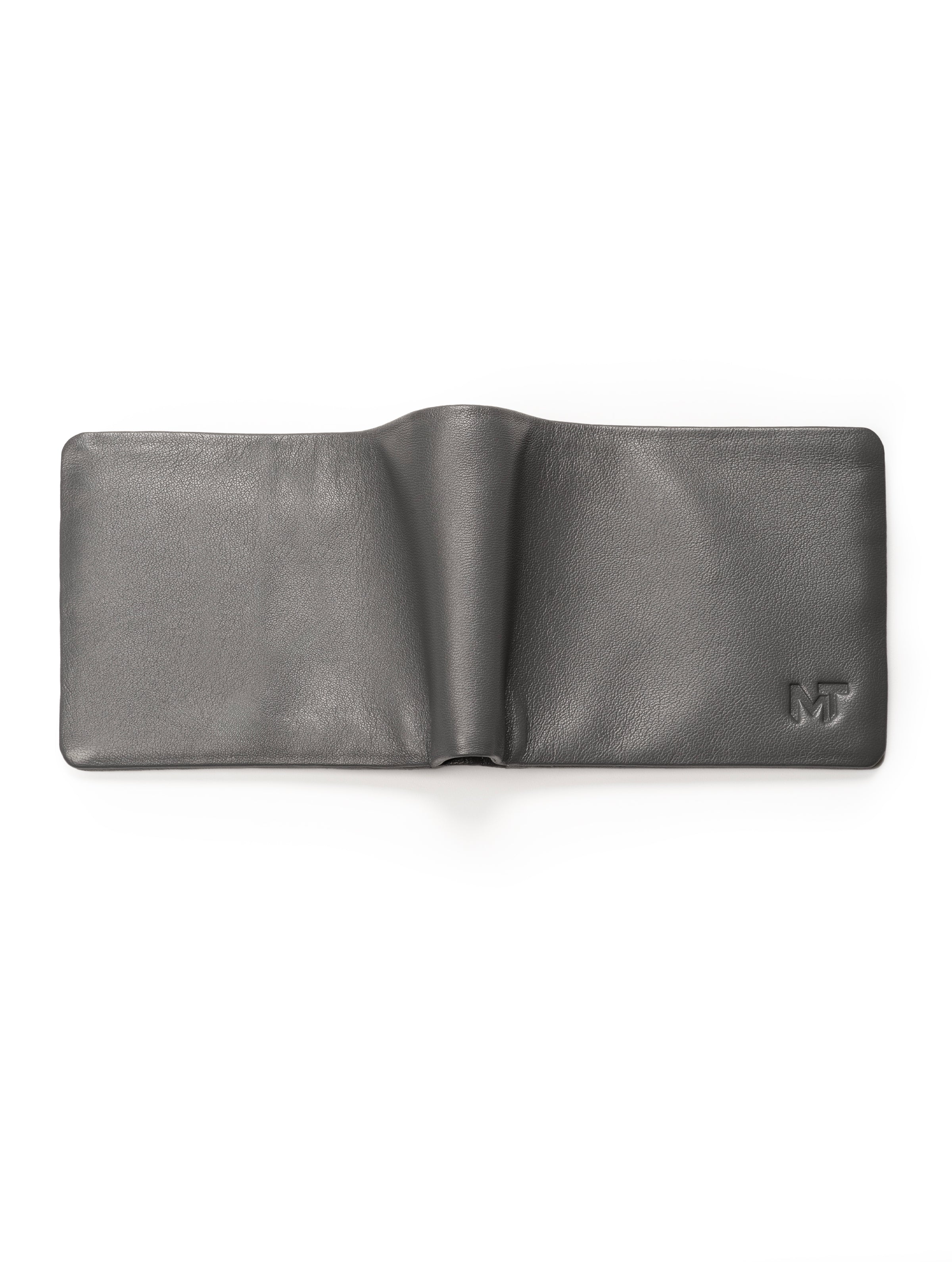 Classy Leather Bags Gray Kodiak Bifold Wallet