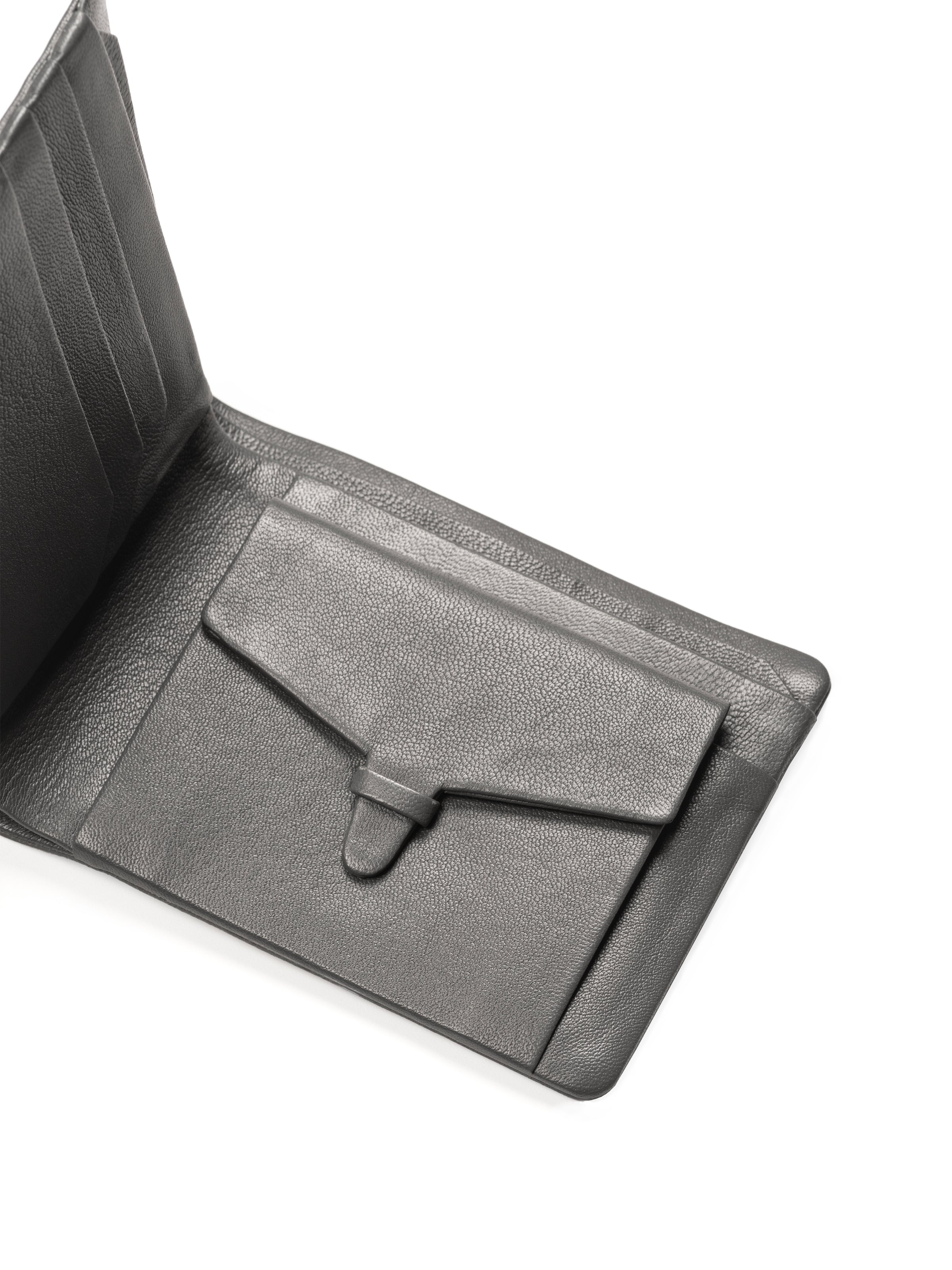 Classy Leather Bags Gray Kodiak Bifold Wallet