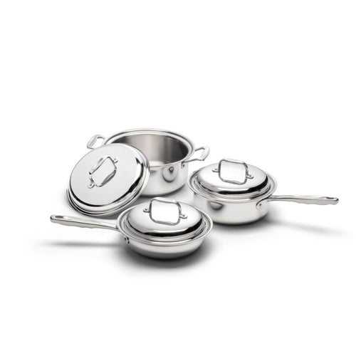 360 Cookware 6 Piece Stainless Steel Cookware Set SpadezStore