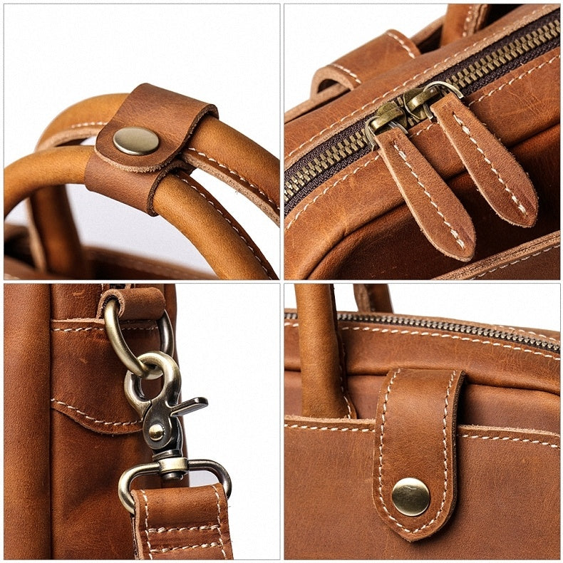Classy Leather Bags The Everyday Office Briefcase