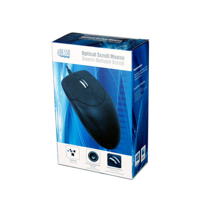 Adesso 3 Button Desktop Optical Scroll Mouse PS/2 SpadezStore