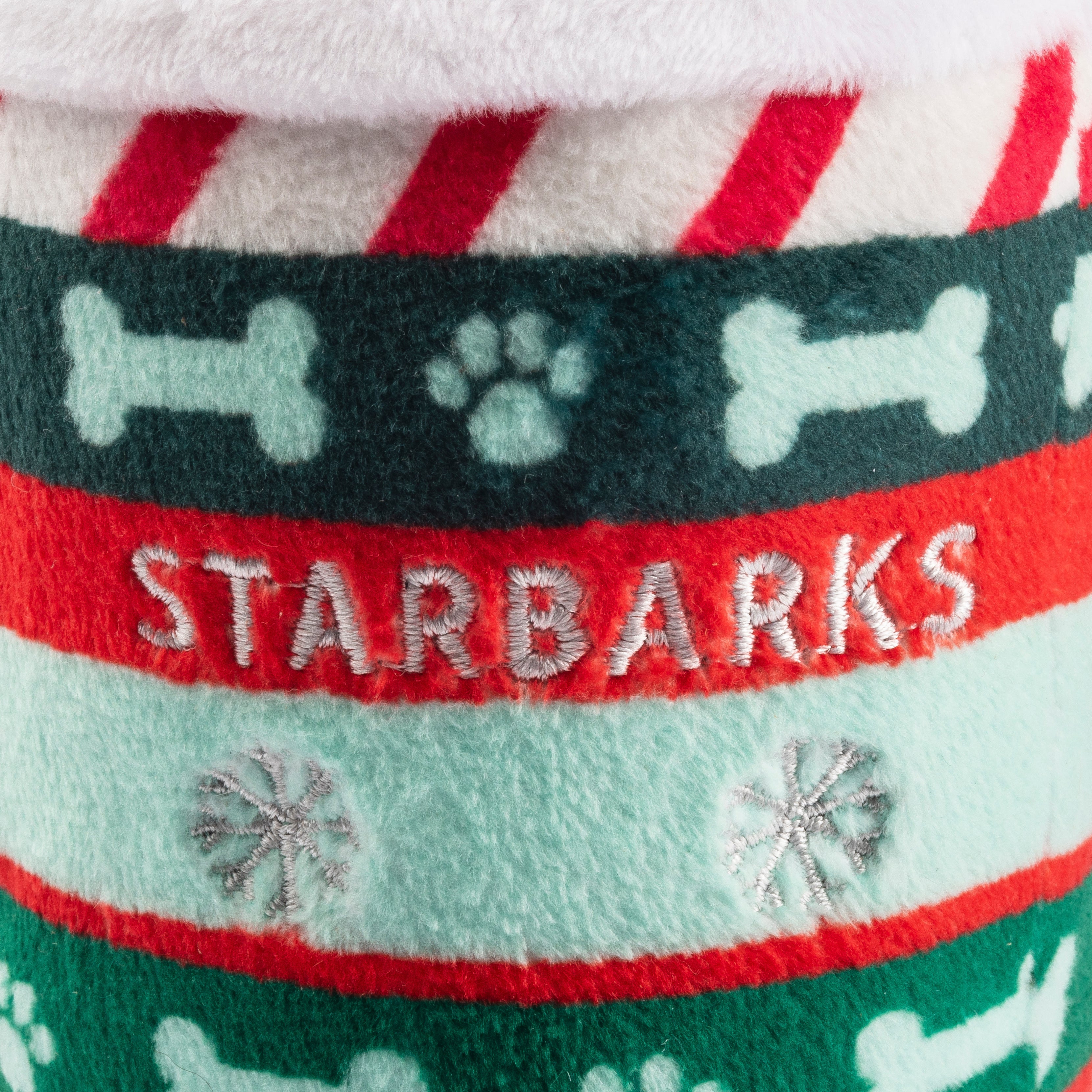 Haute Diggity Dog Starbarks Ginger Bark Latte Christmas Dog Toy SpadezStore