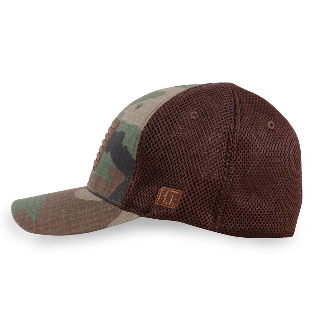 Highland Tactical American Flag Velcro - Soft Mesh Hat