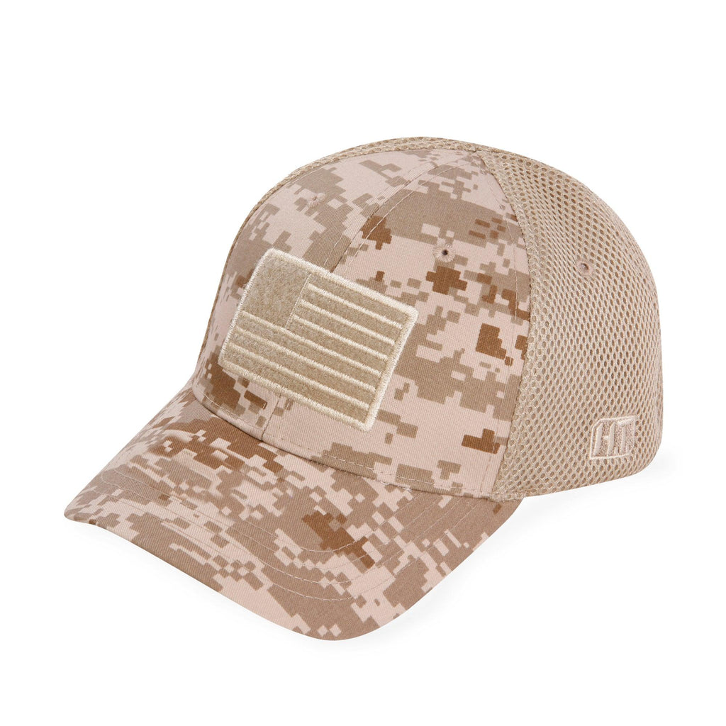 Highland Tactical American Flag Velcro - Soft Mesh Hat