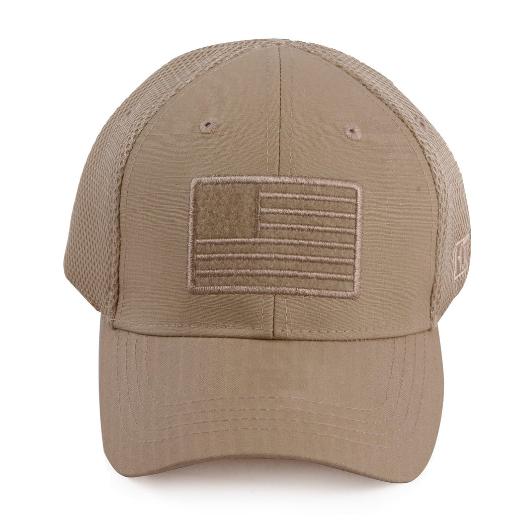 Highland Tactical American Flag Velcro - Soft Mesh Hat