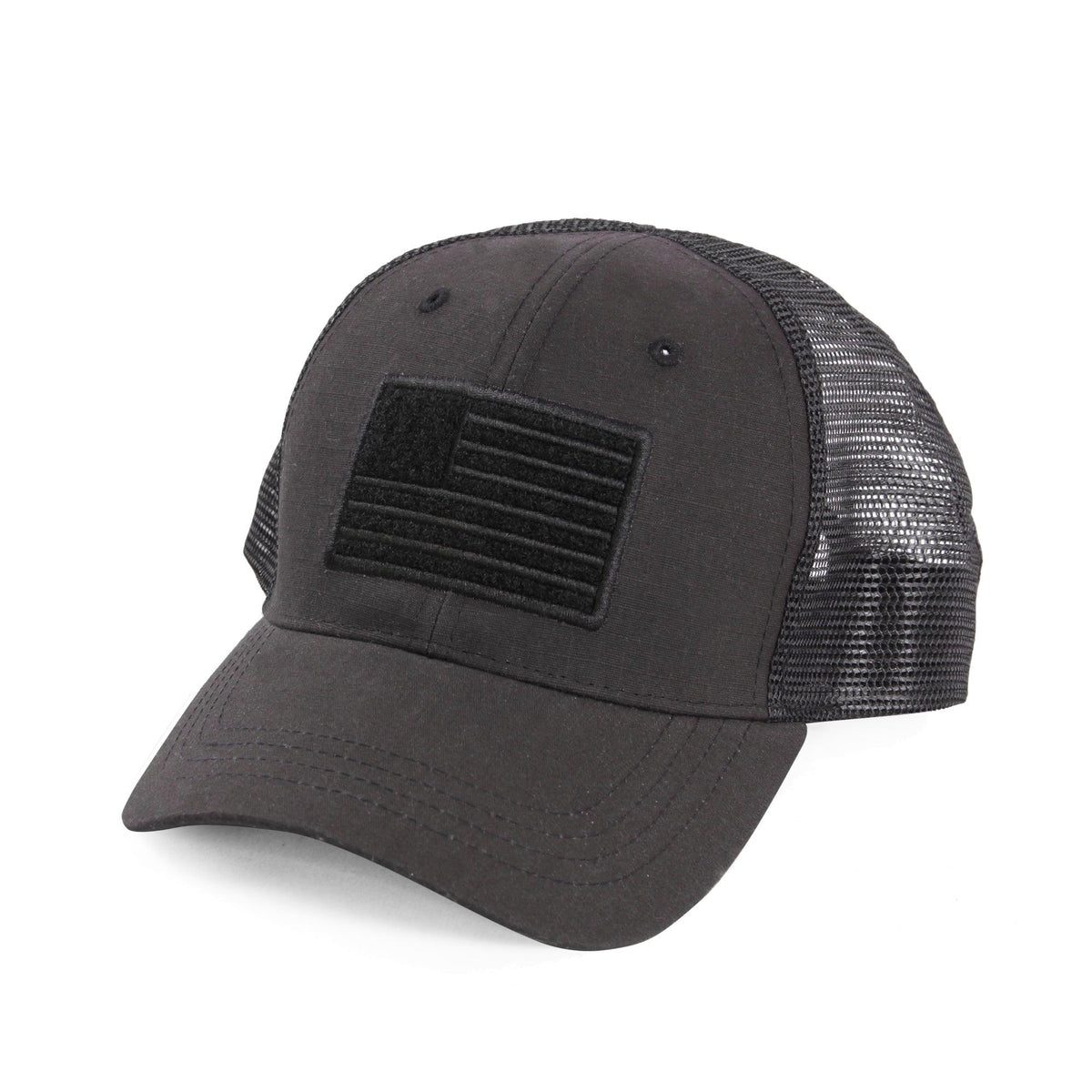 Highland Tactical American Flag Velcro - Trucker Mesh Hat