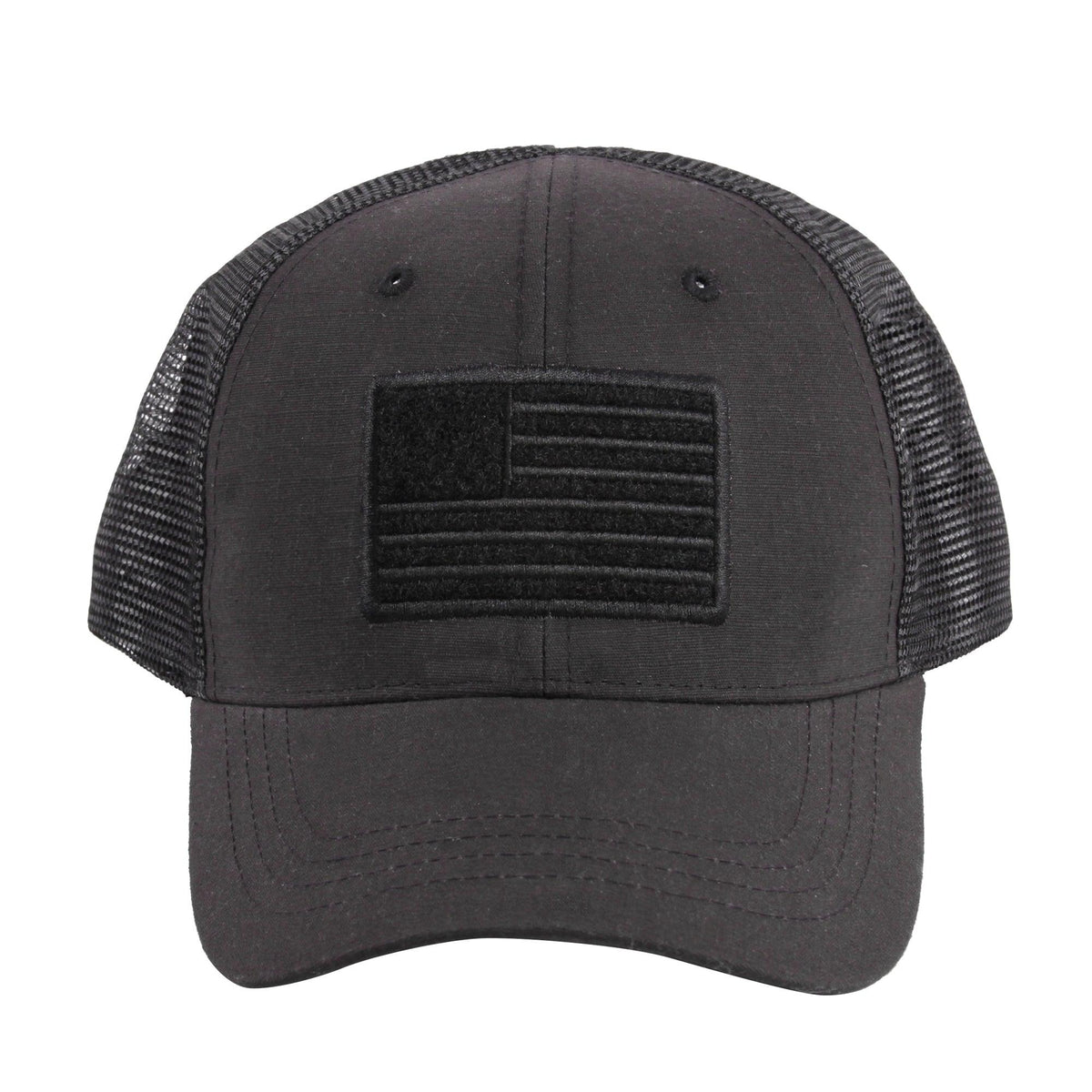 Highland Tactical American Flag Velcro - Trucker Mesh Hat