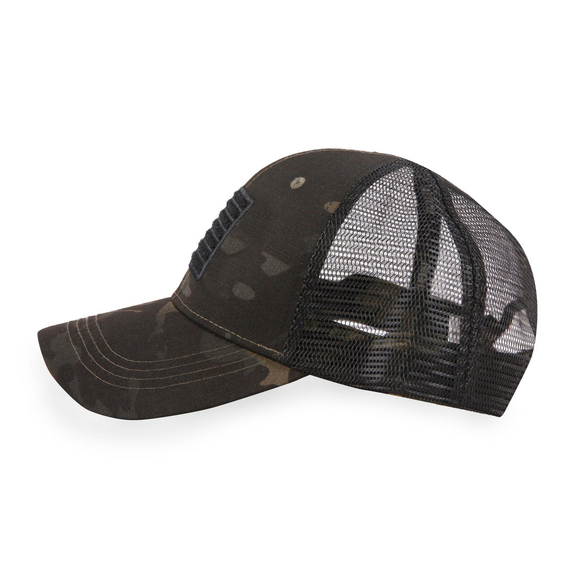 Highland Tactical American Flag Velcro - Trucker Mesh Hat
