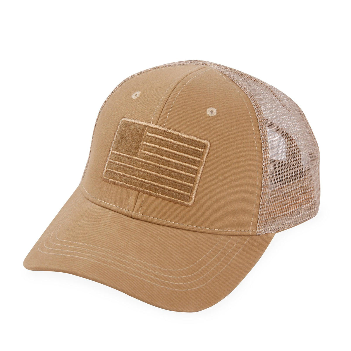 Highland Tactical American Flag Velcro - Trucker Mesh Hat
