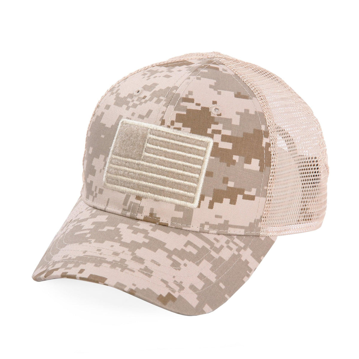 Highland Tactical American Flag Velcro - Trucker Mesh Hat