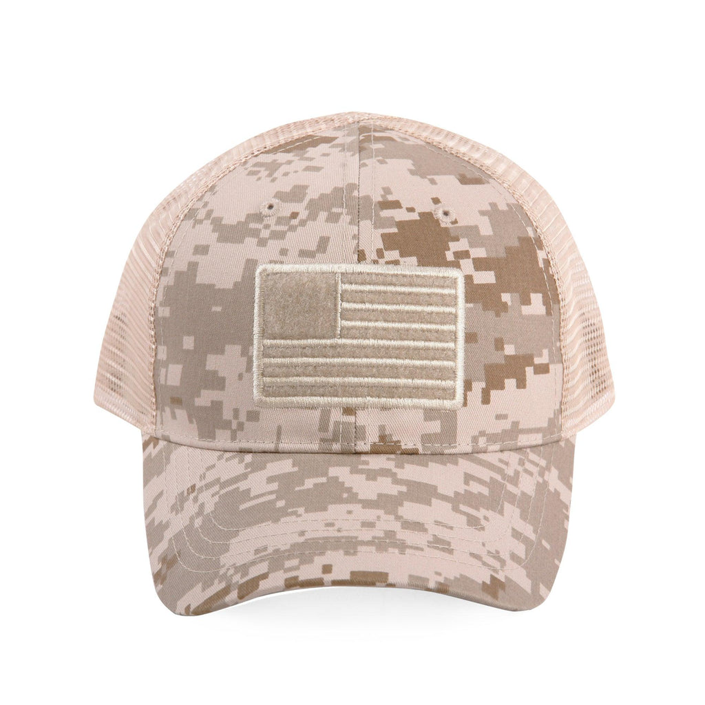 Highland Tactical American Flag Velcro - Trucker Mesh Hat