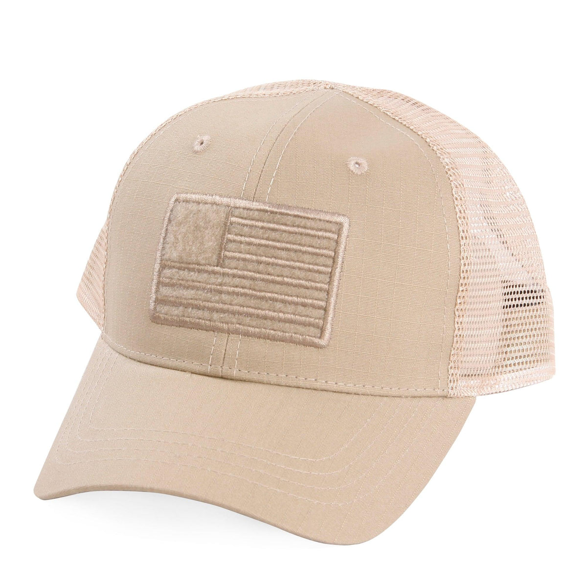 Highland Tactical American Flag Velcro - Trucker Mesh Hat