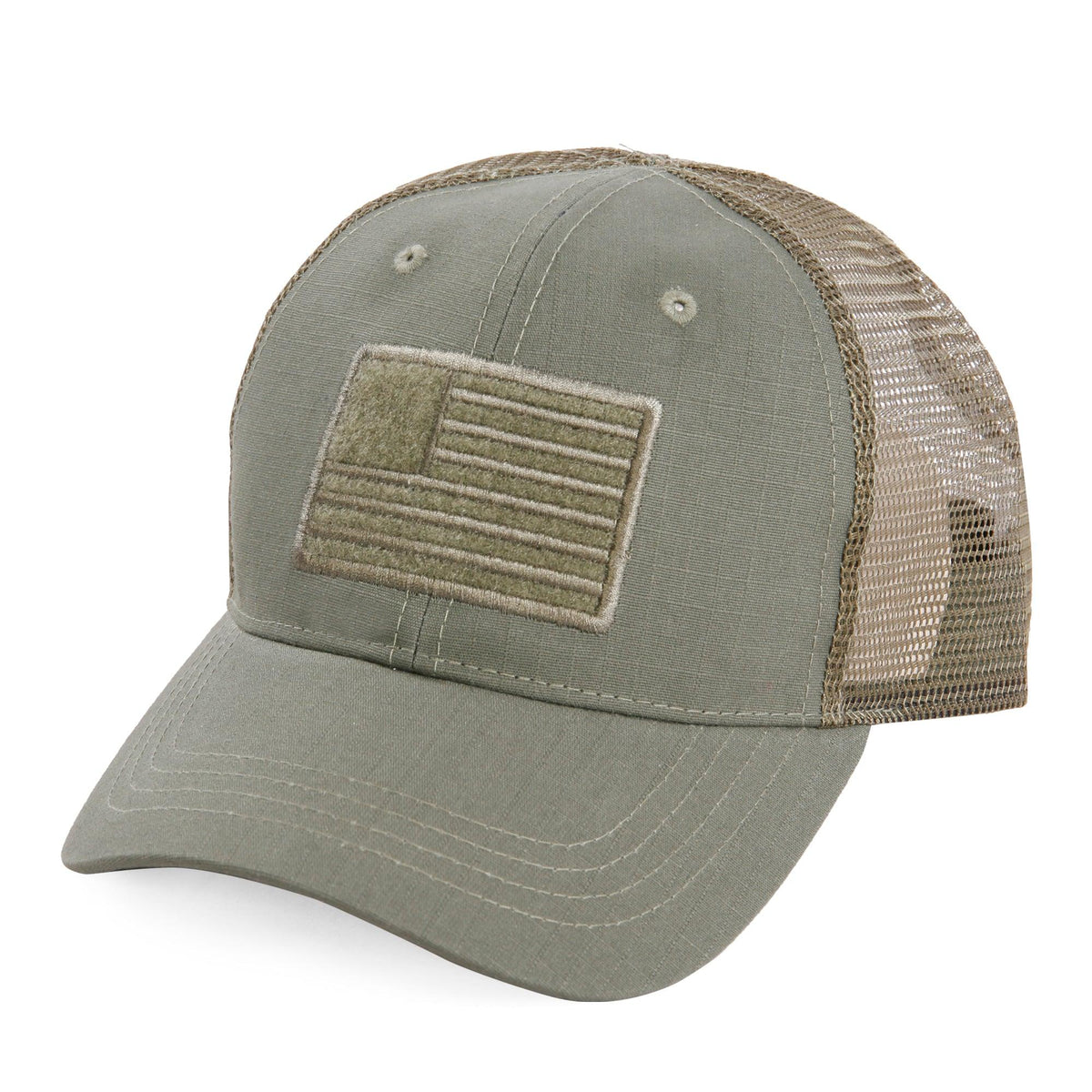 Highland Tactical American Flag Velcro - Trucker Mesh Hat