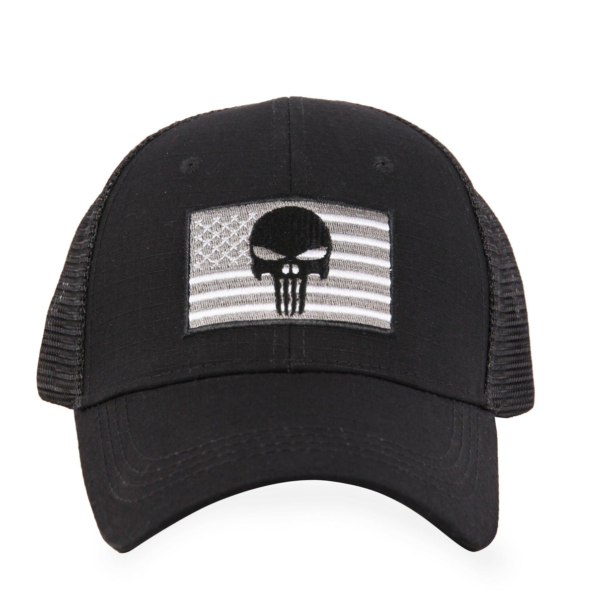 Highland Tactical American Flag/Punisher Skull Hat