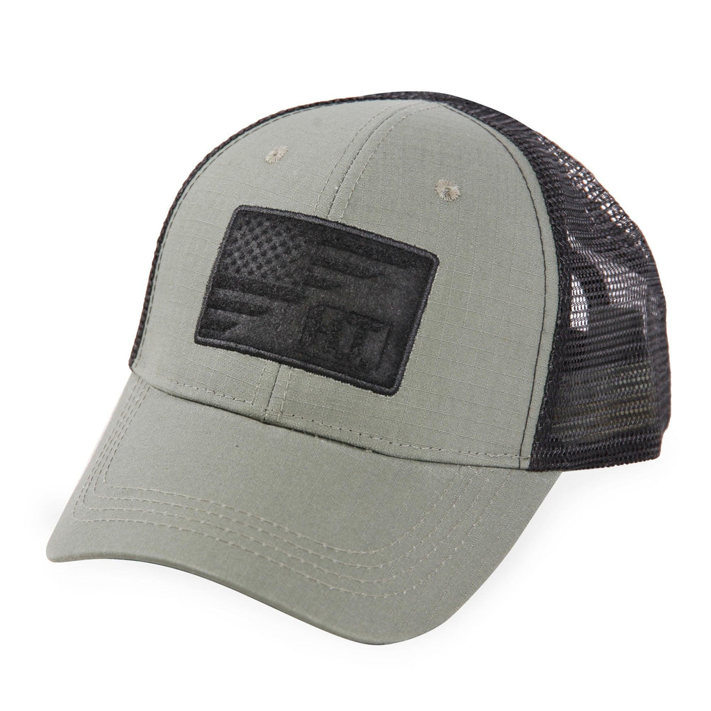 Highland Tactical American Flag/HT Velcro Logo- Trucker Mesh Hat