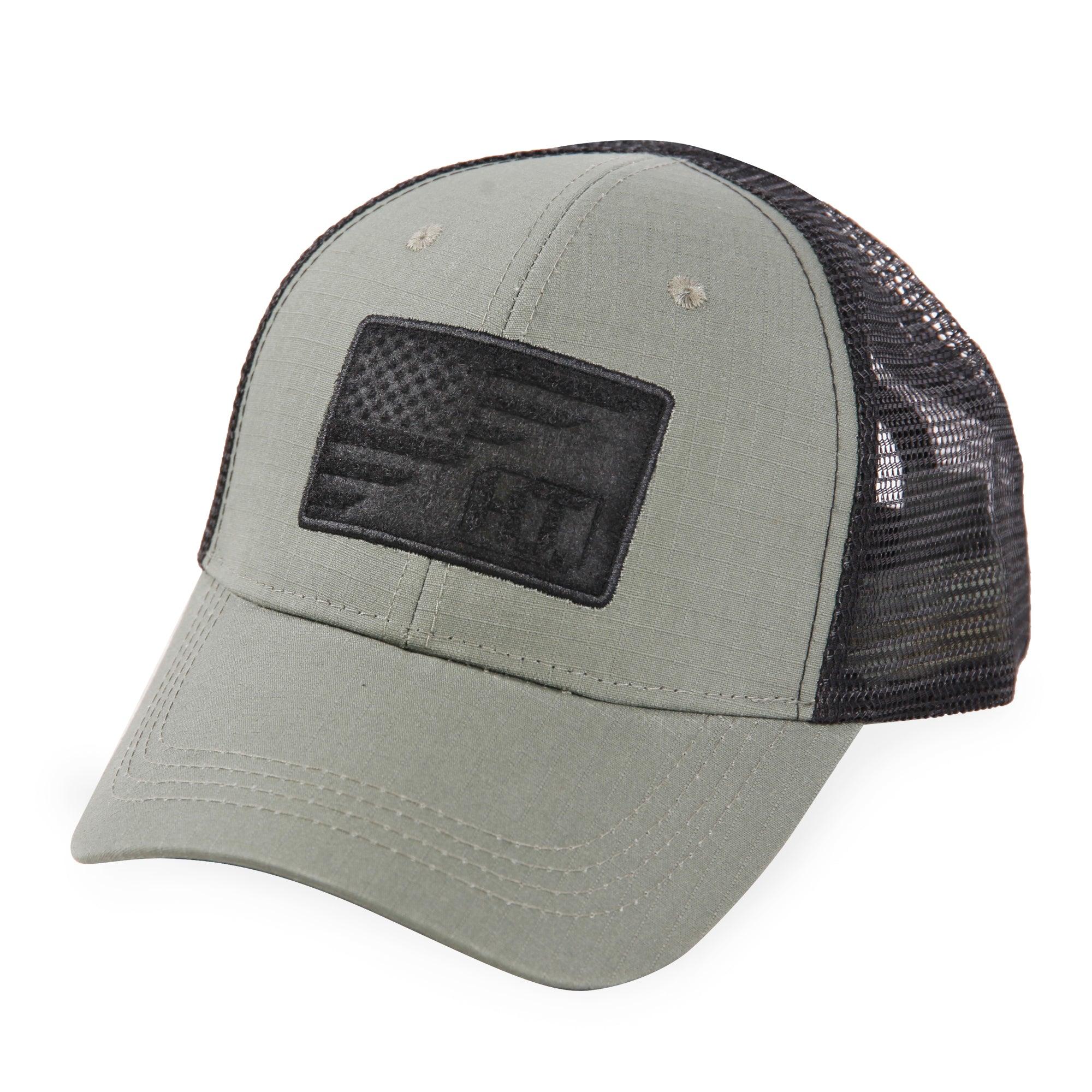 Highland Tactical American Flag/HT Velcro Logo- Trucker Mesh Hat