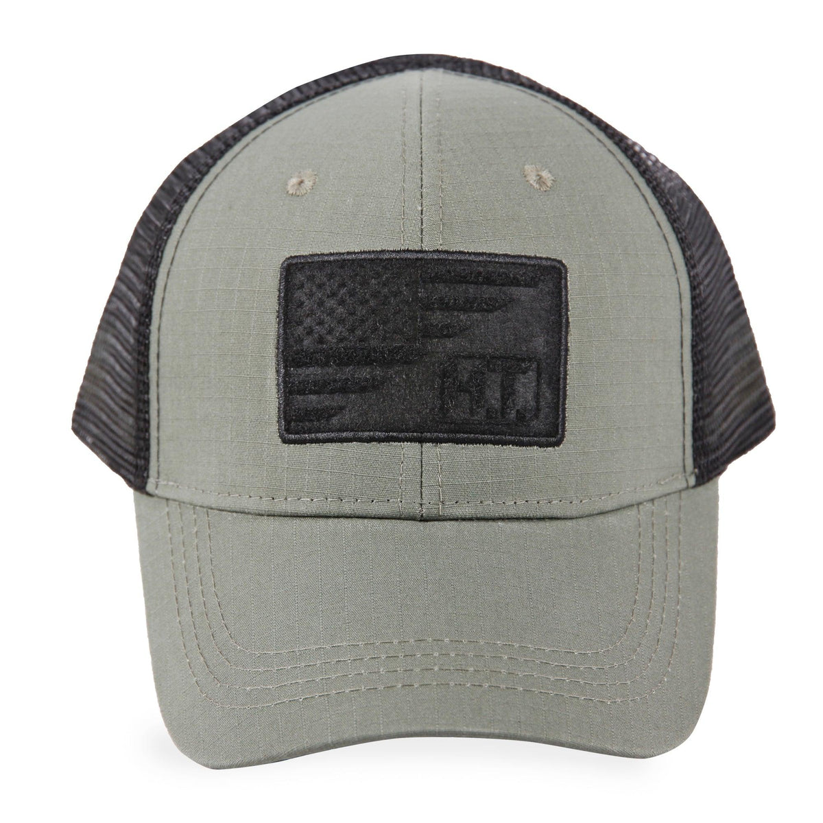Highland Tactical American Flag/HT Velcro Logo- Trucker Mesh Hat