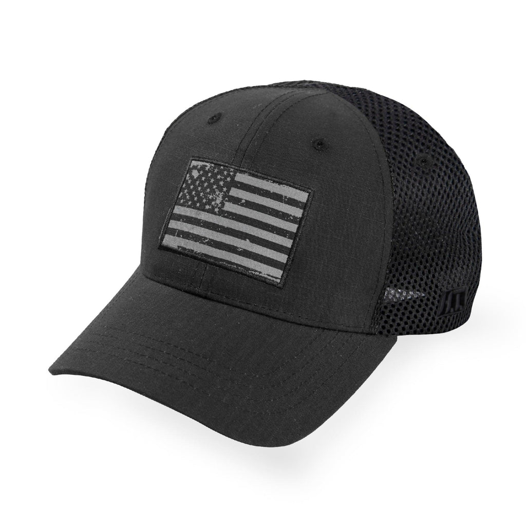 Highland Tactical Distressed American Flag - Soft Mesh Hat