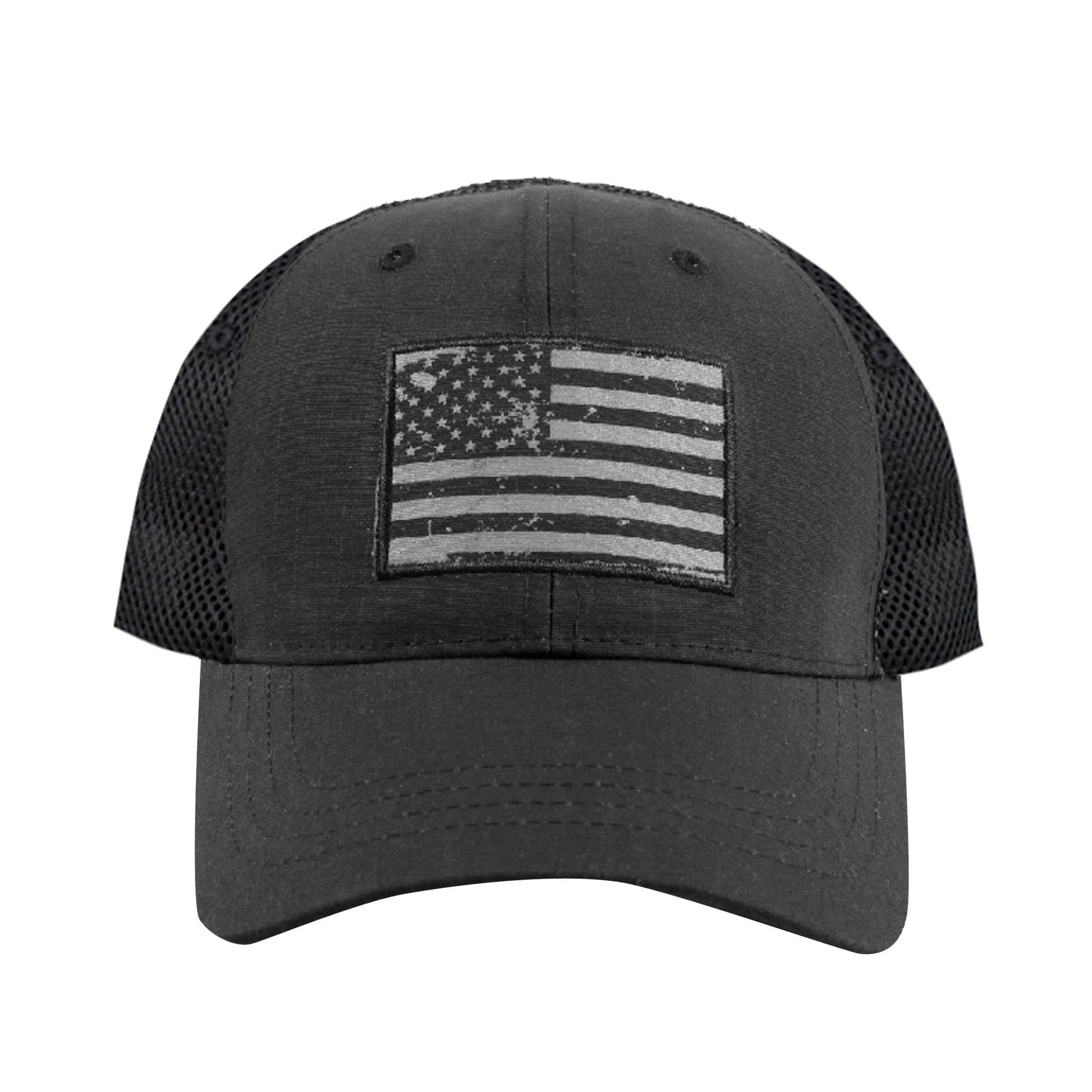 Highland Tactical Distressed American Flag - Soft Mesh Hat