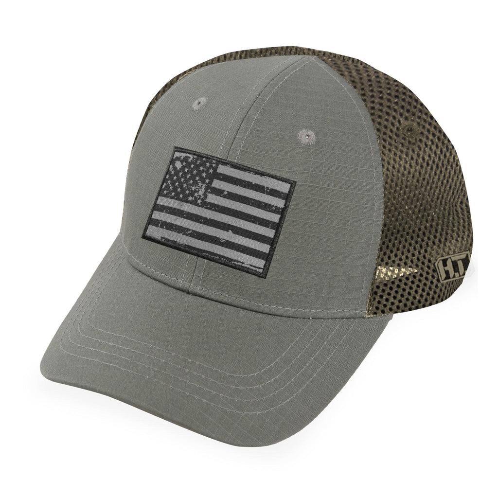 Highland Tactical Distressed American Flag - Soft Mesh Hat