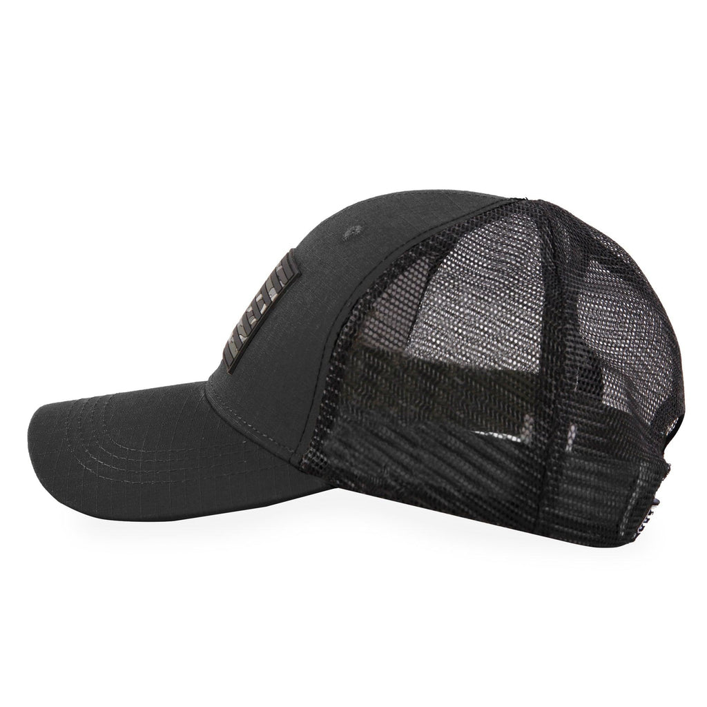 Highland Tactical American Flag-Camo PVC Trucker Mesh Hat