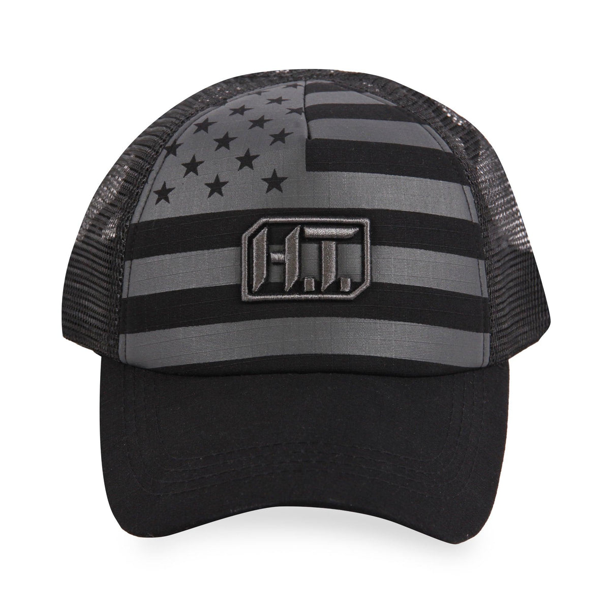 Highland Tactical US Flag w/HT Embroidery - Puff Trucker Mesh Hat
