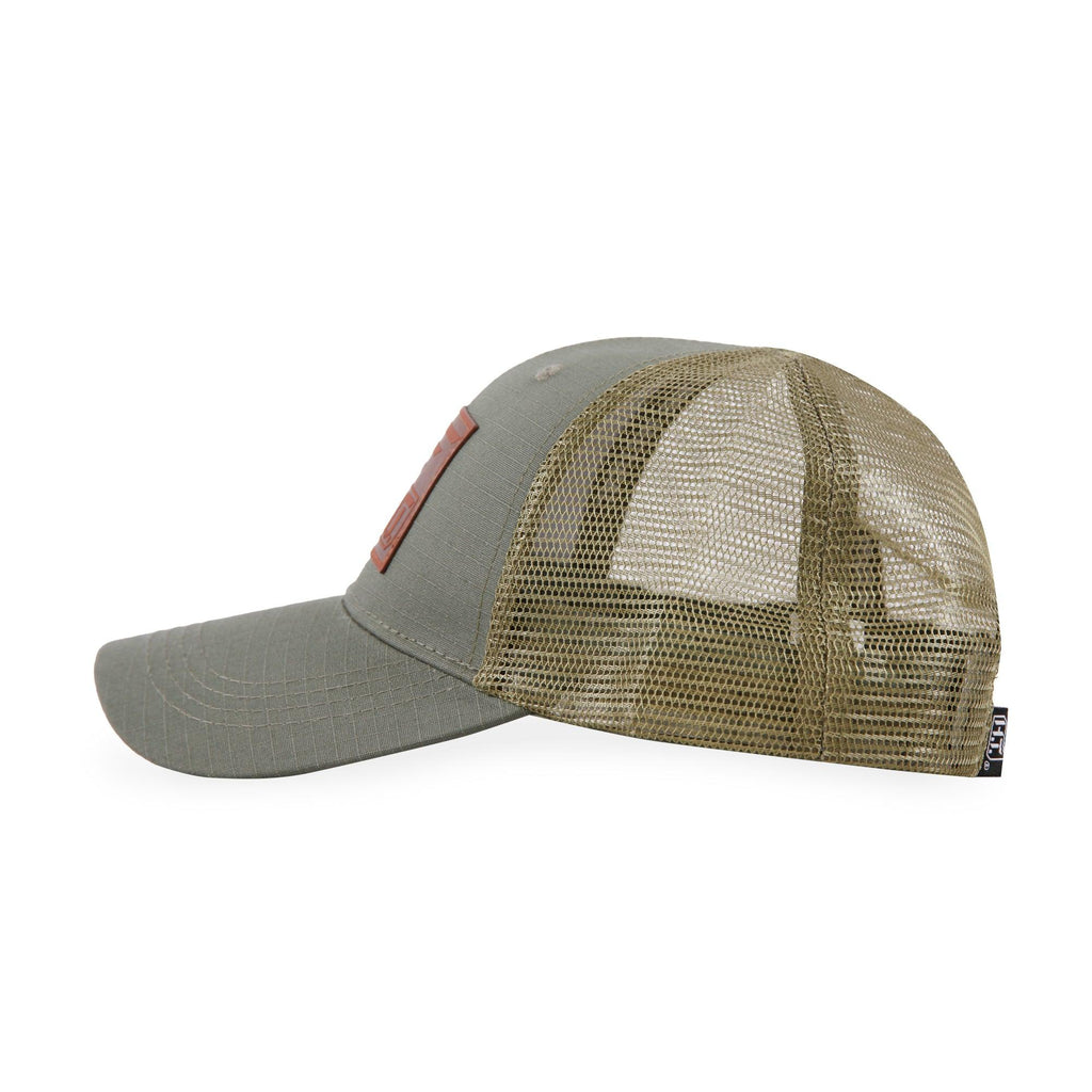 Highland Tactical American Flag/HT Leather Logo-Trucker Mesh