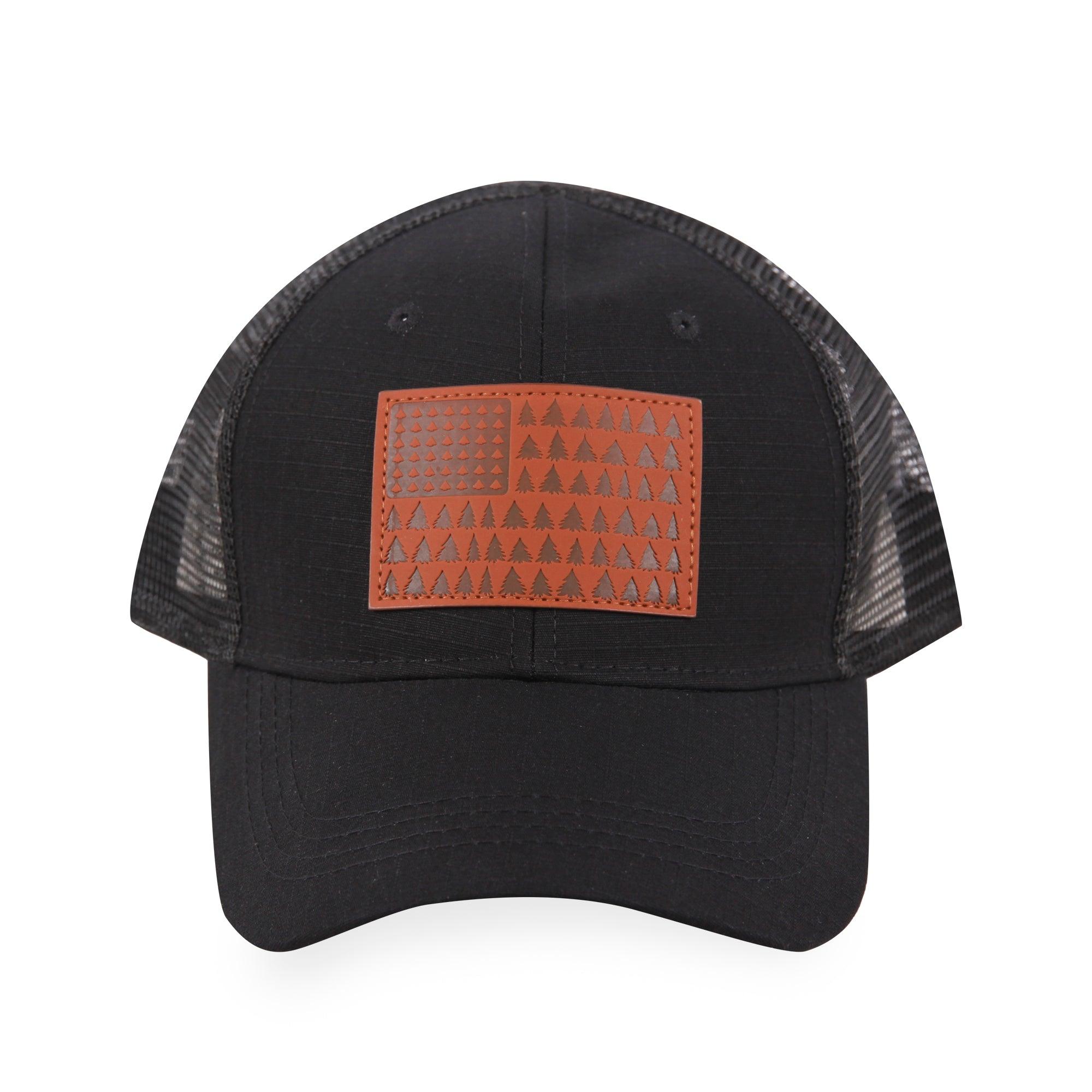 Highland Tactical American Flag (Trees) - Trucker Mesh Hat