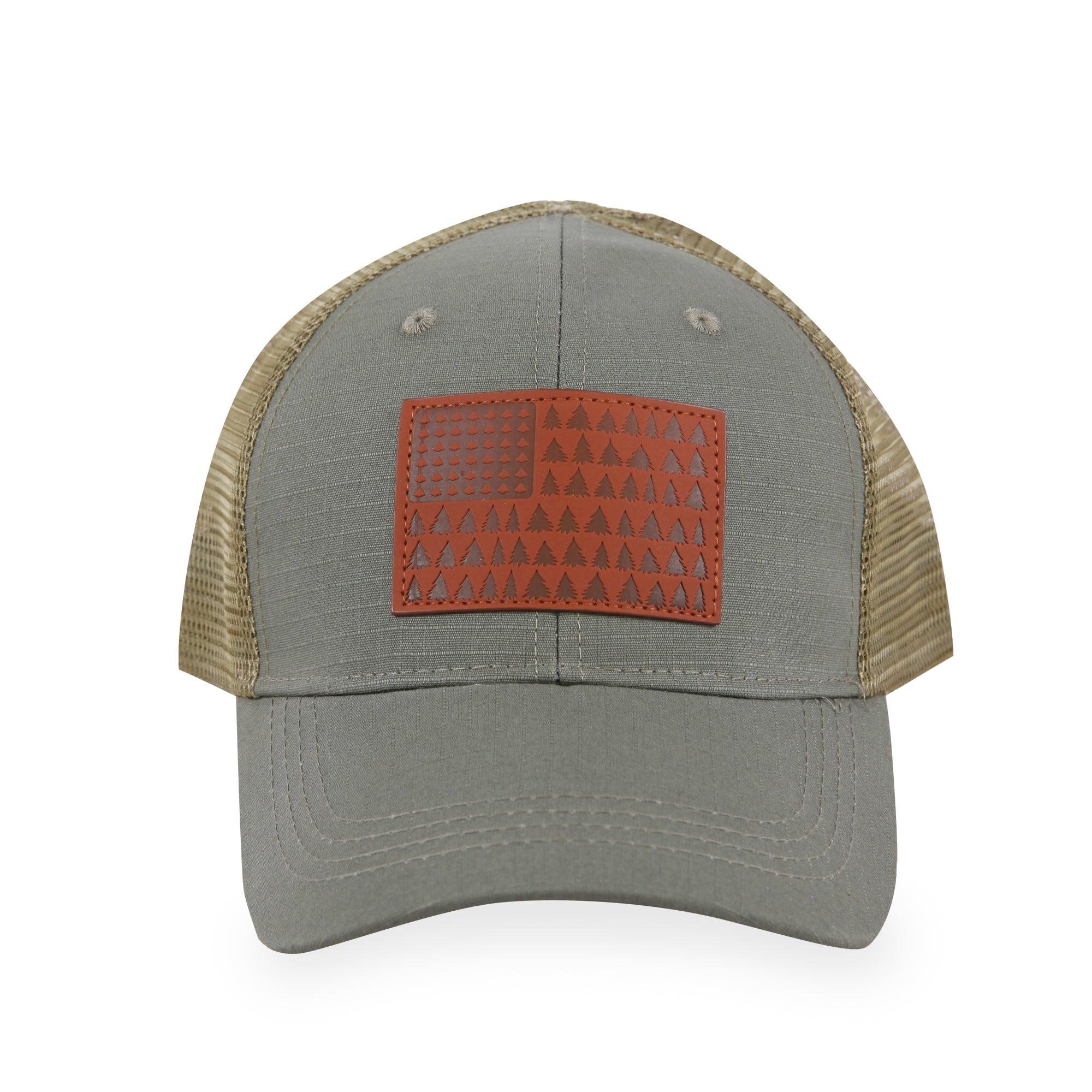 Highland Tactical American Flag (Trees) - Trucker Mesh Hat