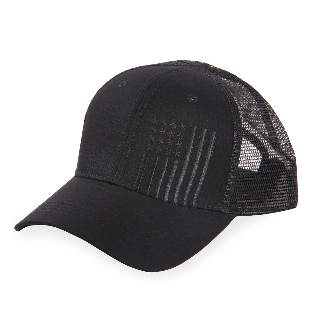 Highland Tactical Vertical American Flag - Trucker Mesh Hat