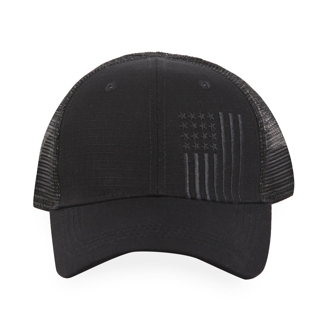 Highland Tactical Vertical American Flag - Trucker Mesh Hat
