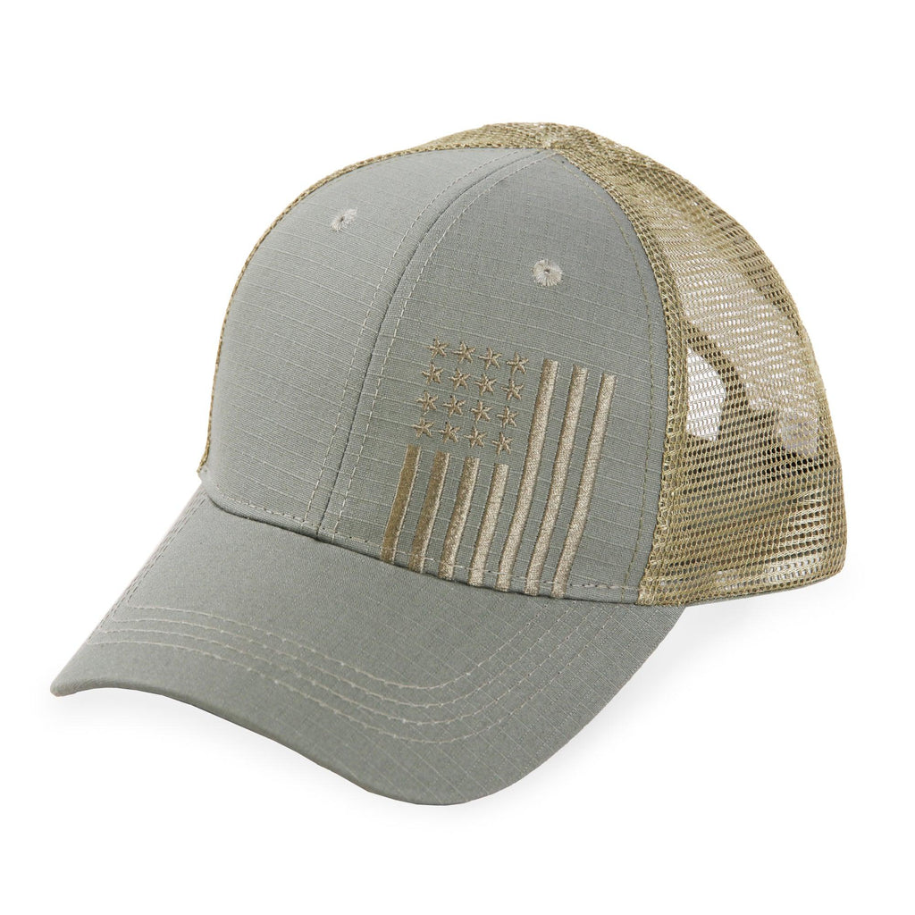 Highland Tactical Vertical American Flag - Trucker Mesh Hat