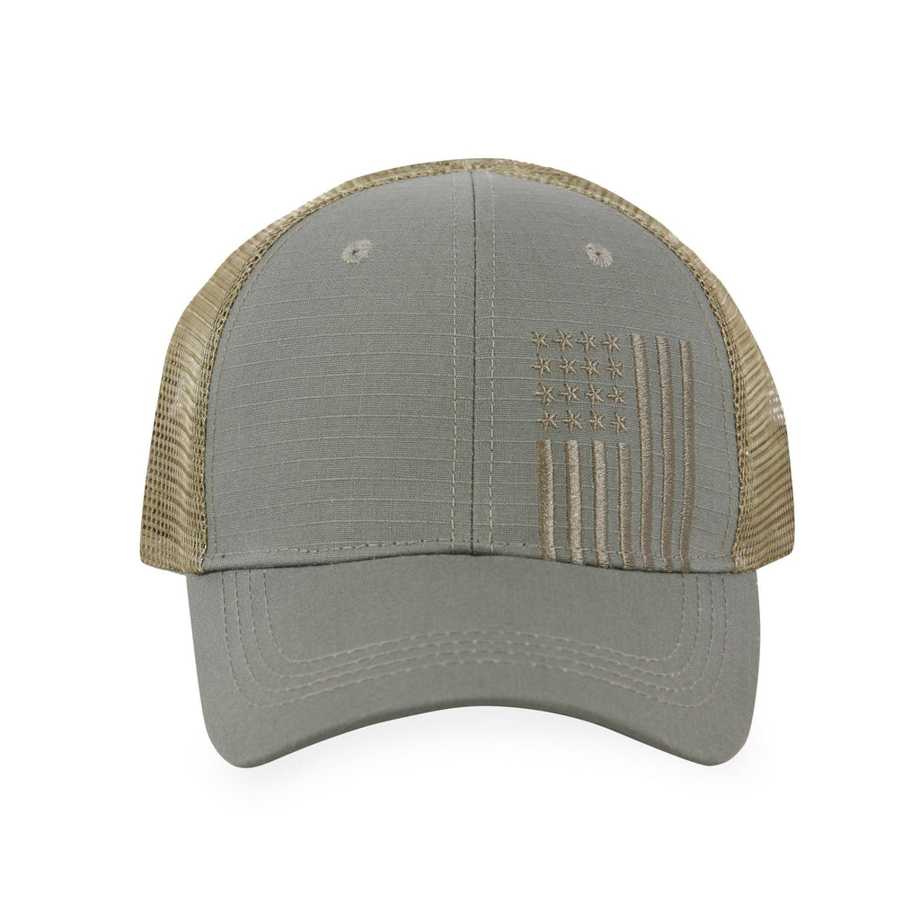 Highland Tactical Vertical American Flag - Trucker Mesh Hat