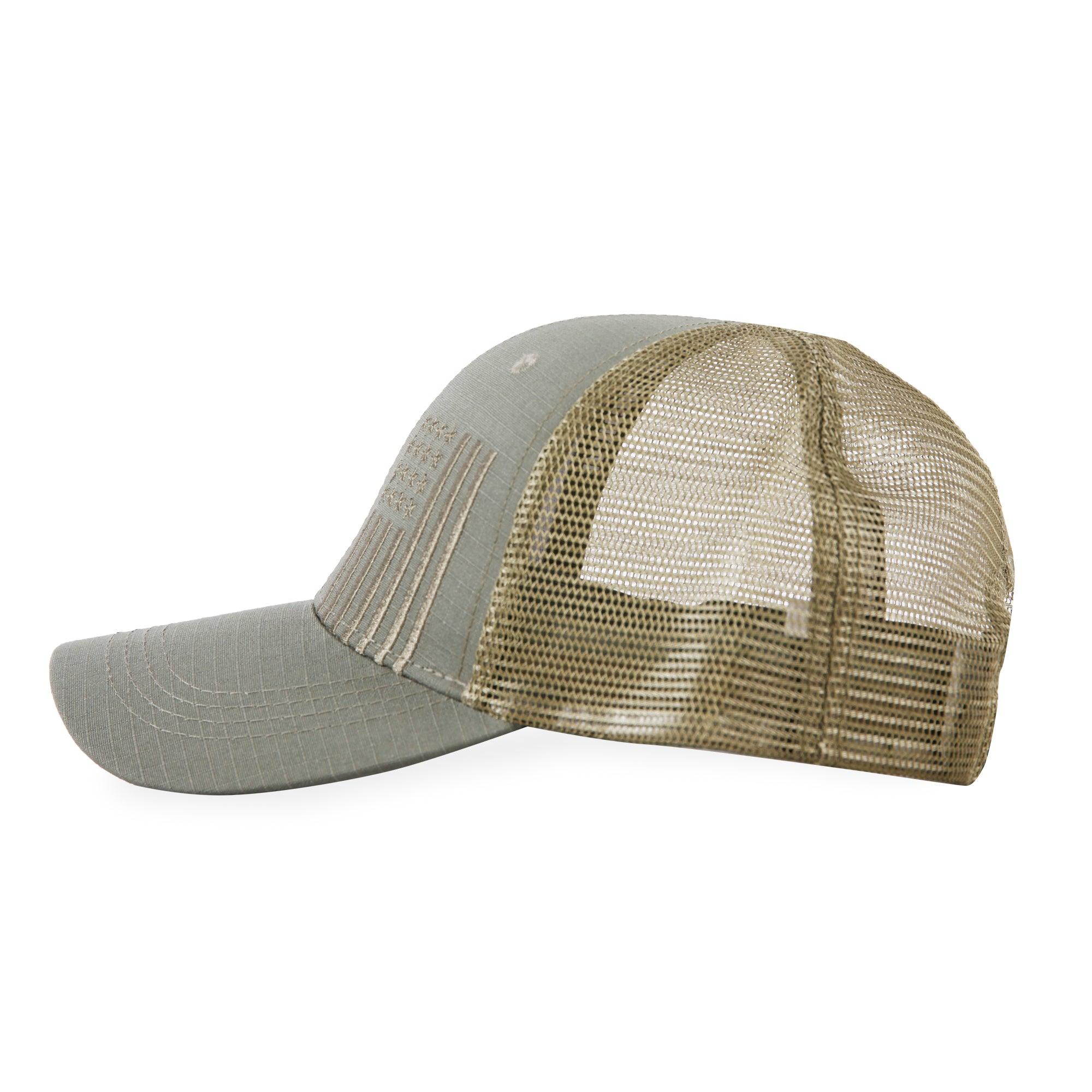 Highland Tactical Vertical American Flag - Trucker Mesh Hat