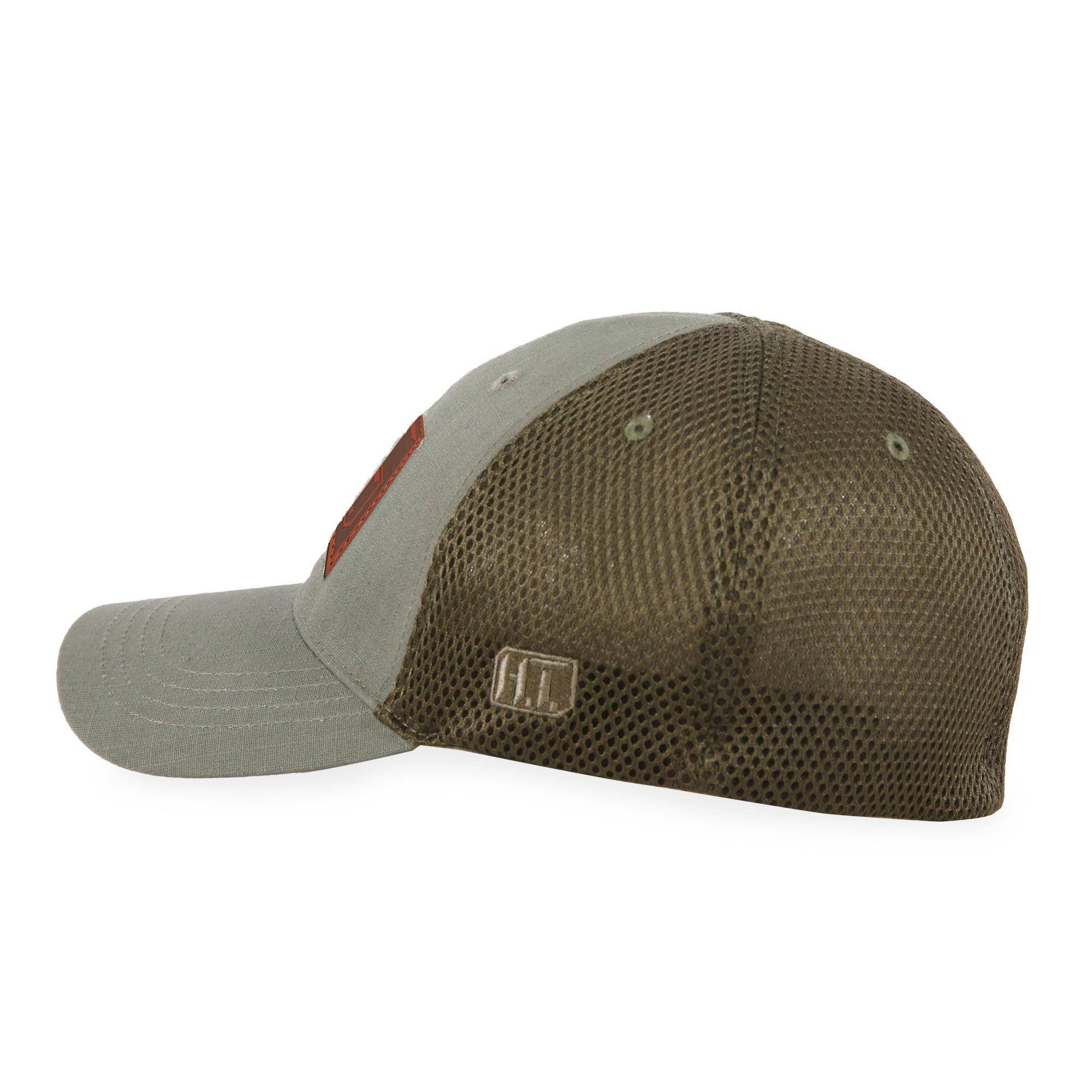 American Flag/HT Leather - Soft Mesh Hat