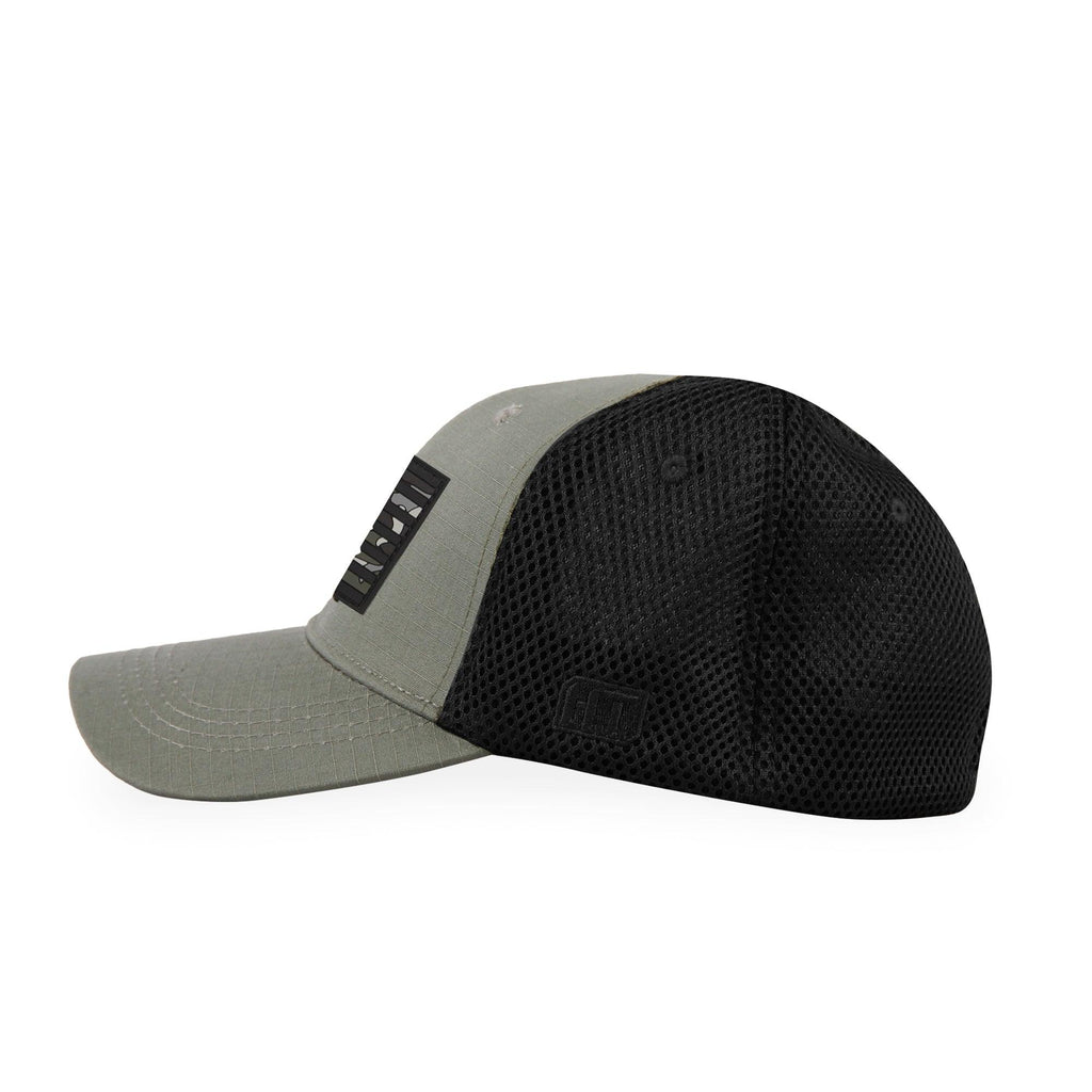 Highland Tactical Camo American Flag - Soft Mesh Hat