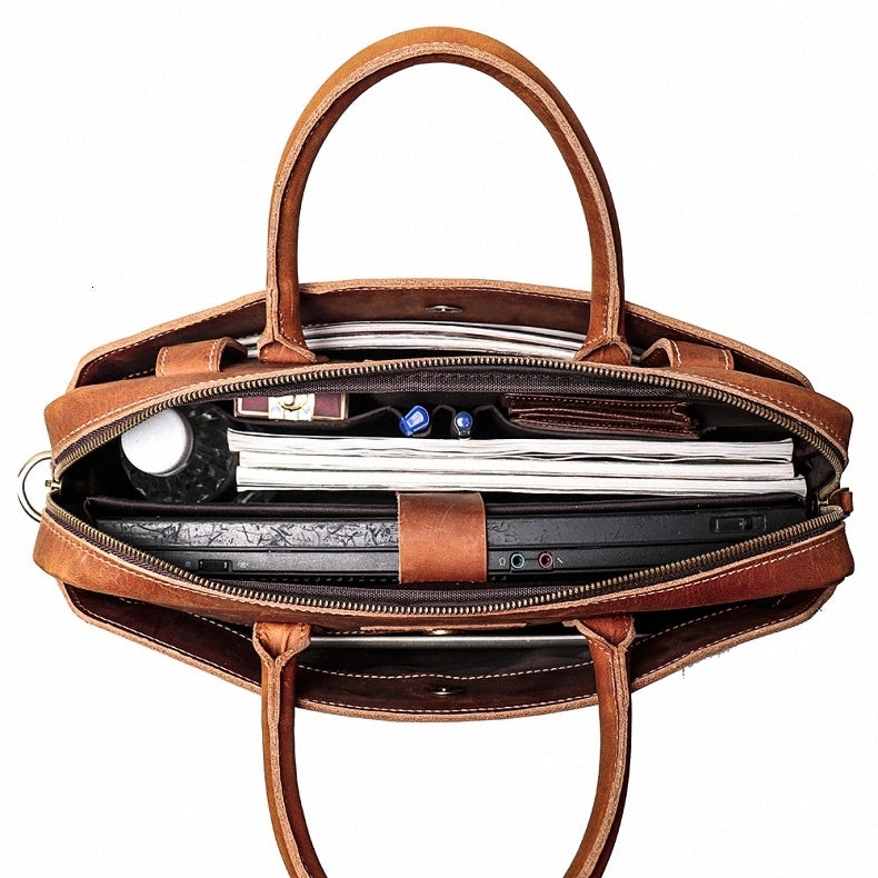 Classy Leather Bags The Everyday Office Briefcase